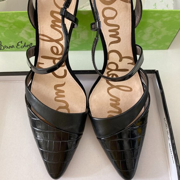 Sam Edelman sling back stiletto pump - Picture 1 of 16
